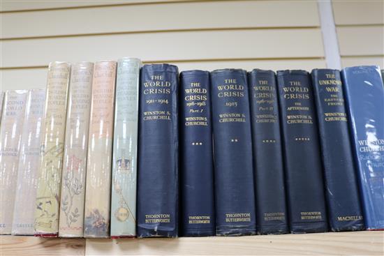 Churchill, Winston Spencer - A collection of works and biographies (36 vols)